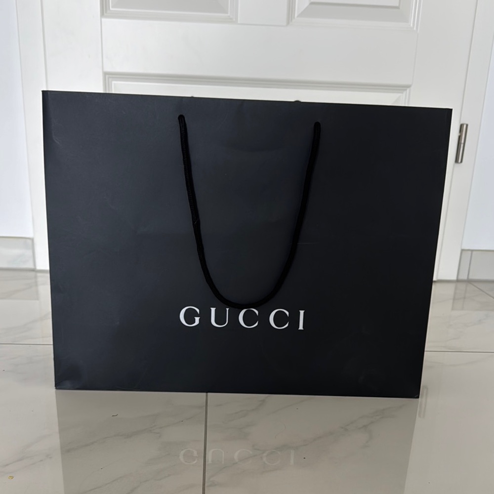Gucci Black Shopping Bag